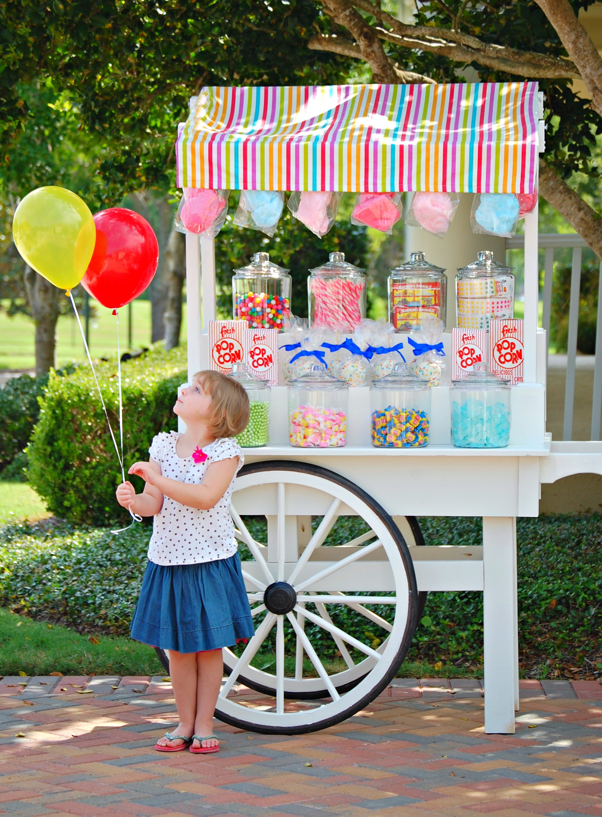 Mary Had a Little Party - Custom Candy Cart
